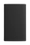 Quest Engineering Qi5 loudspeaker, black, front view with grille