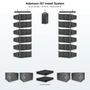 Adamson IS7 Install System, 6x IS7 per side, 4x IS119, IS7px centre fill