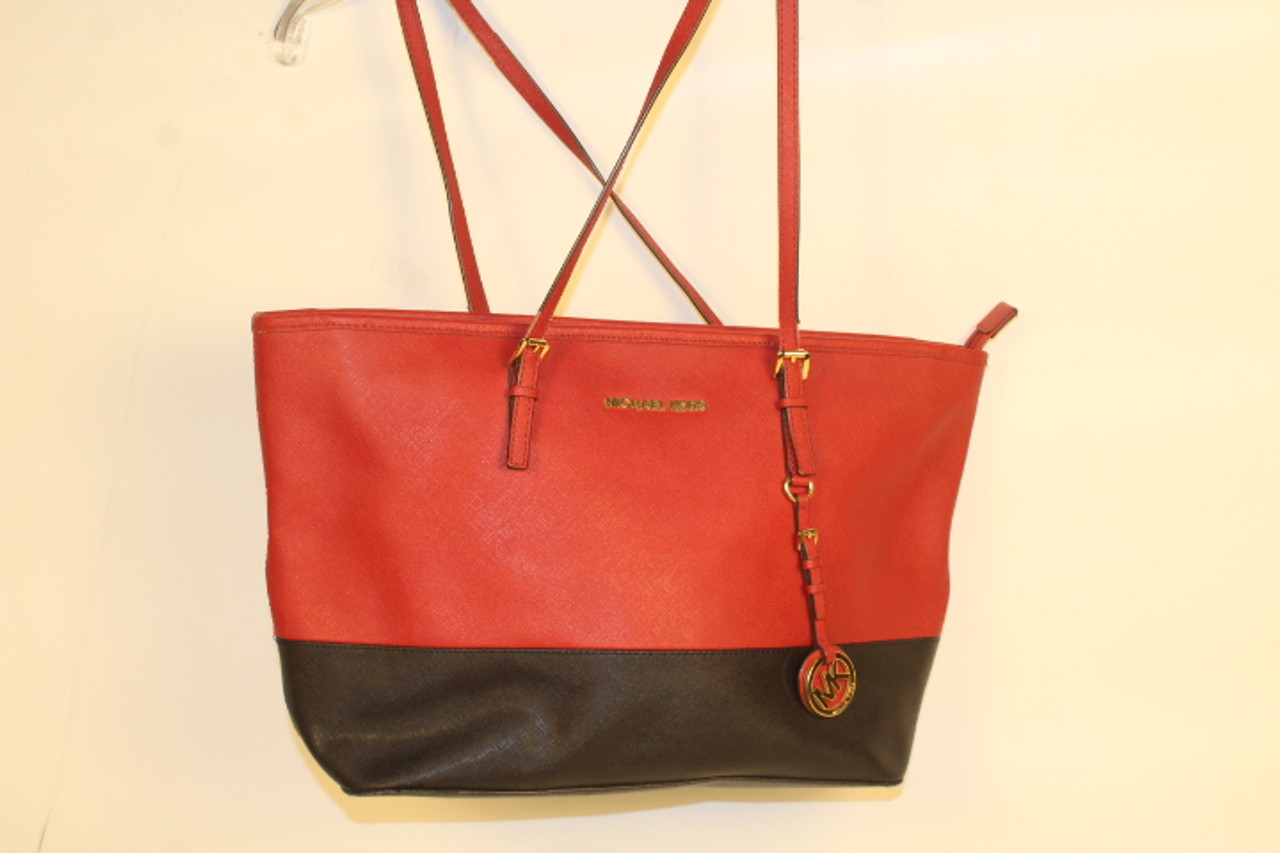 Vintage Michael Kors Saddle-tan Faux Leather Satchel Handbag