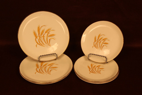 Vintage Homer Laughlin Golden Wheat Plates