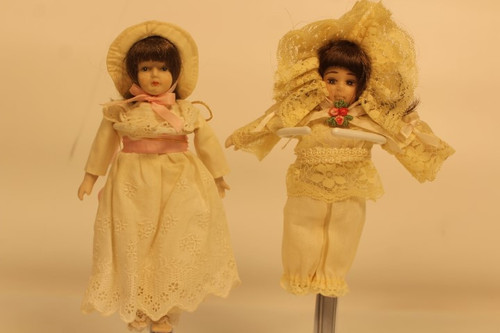 Gorham Porcelain Doll of the Month Collectable Ornaments