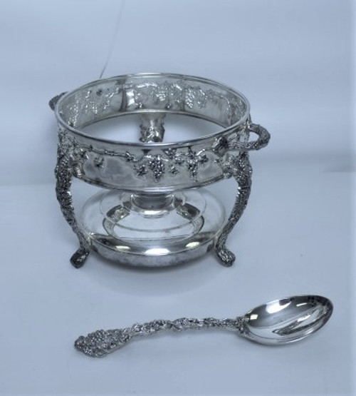 Godinger Chafing Dish Frame and Spoon