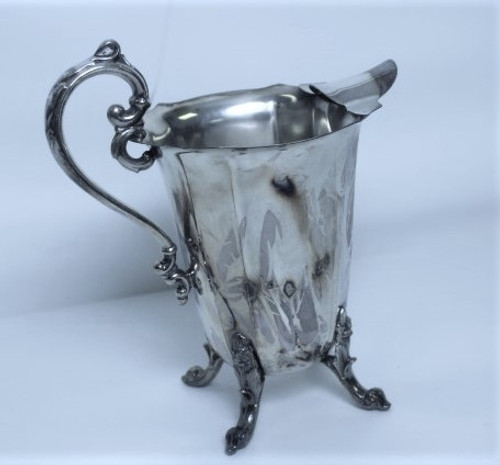Crosby Silverplate Footed Water Pitcher