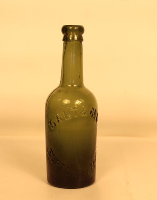 Vintage Olive Green Bottle