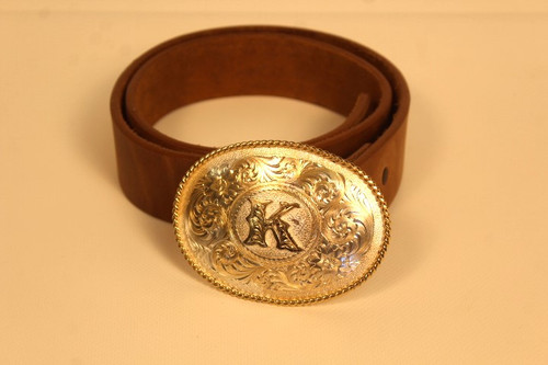 Western Initial Buckle and Belt