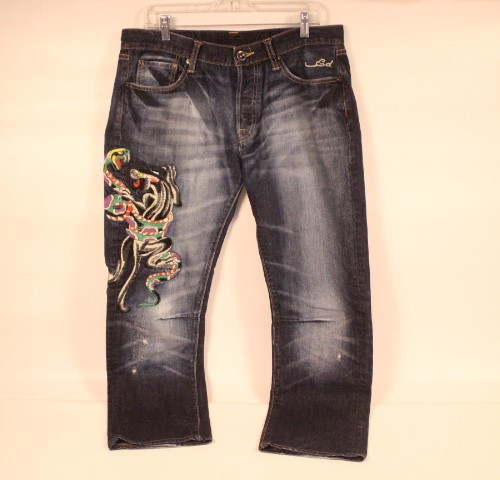 Ed Hardy 2008 Embroidered Jeans