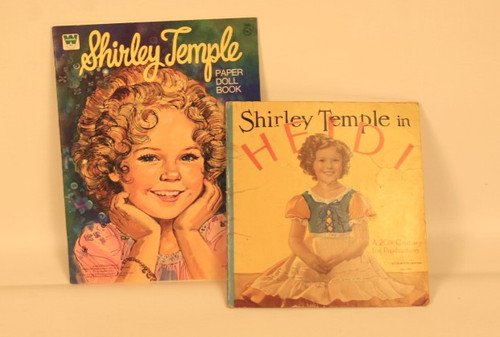 Vintage Shirley Temple Heidi and Paper Doll Books