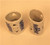 Chinese Ceramic Oval Blue & White Candle Holders