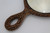 Vintage Faux Bois Hand Mirror 8.5"