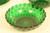 Vintage Anchor Hocking Green Bubble Dinner Ware