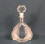 11" Clear Glass Scalloped Decanter