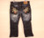 Ed Hardy 2008 Embroidered Jeans