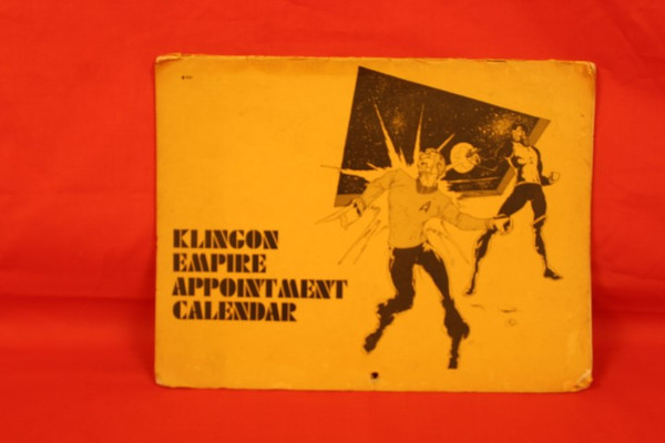 RARE Vintage Klingon Empire Appointment Calander