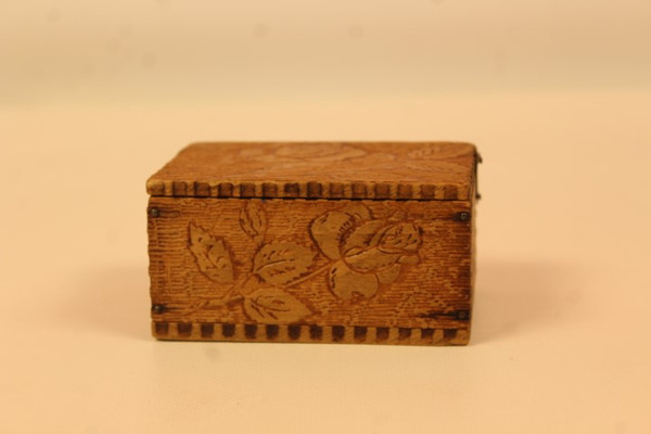 Wizard L.F. Grammes Carved Wood Box