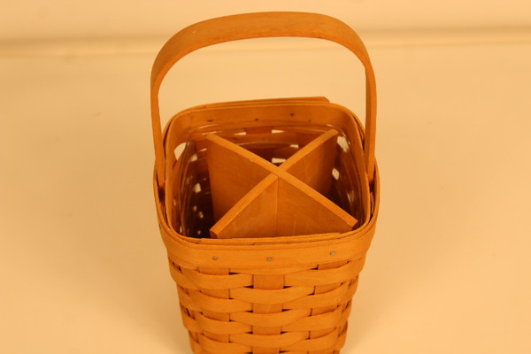 1997 Longaberger Utensil Basket