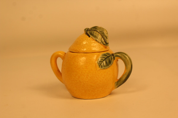 Vintage Mini Lemon Sugar Bowl