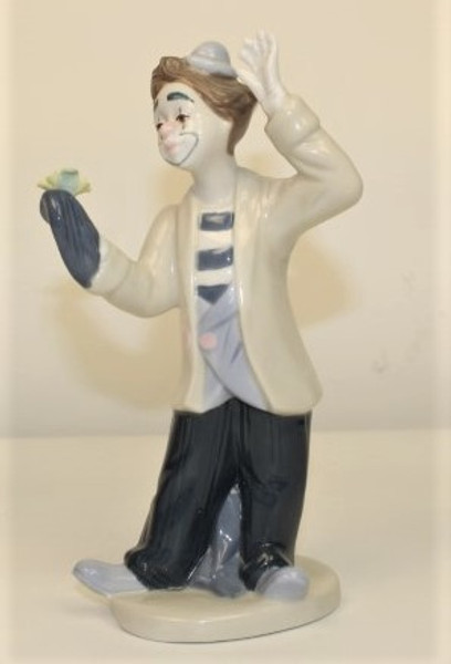 Vintage 1993 Paul Sabastain  Desako Porcelain Clown Figure