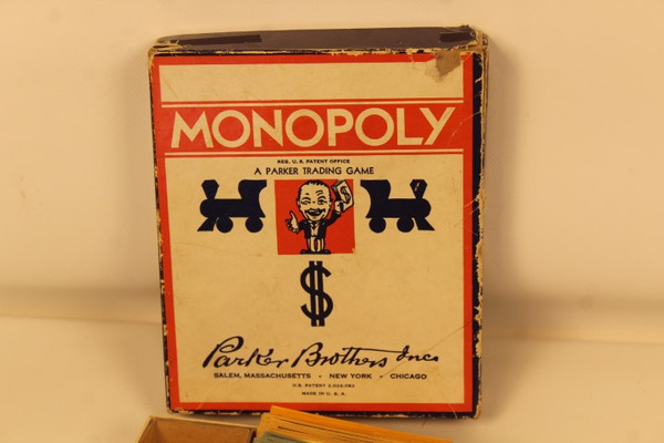 Antique Monopoly Game