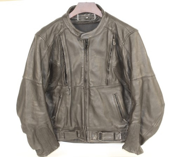Men's Leather Kevlar Vented Motorcycle Jacket
