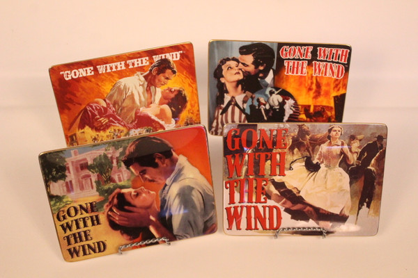 "Gone With The Wind" Rectangular Collector Plates