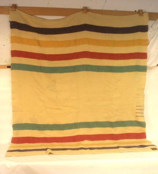 Vintage Witney Point Wool Trade Blanket