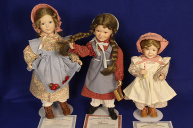 Little house on the somple prairie porcelain dolls