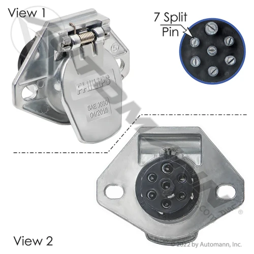 7 Way Receptor Plug