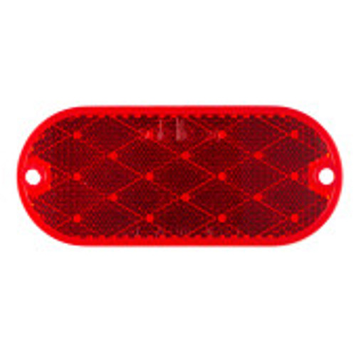 Grote Oval Reflector Red 41032 Grote Oval Reflector Red 41032