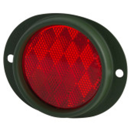 Grote 3" Round Reflector With Gasket Red 40162 Grote 3" Round Reflector With Gasket Red 40162