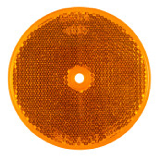 Grote Sealed Center-Mount Reflector 3 1/2" Yellow 40153 Grote Sealed Center-Mount Reflector 3 1/2" Yellow 40153
