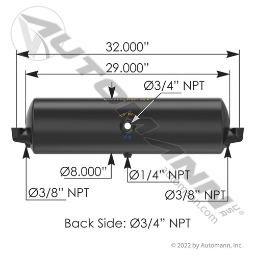 Air Tank 8" Diameter