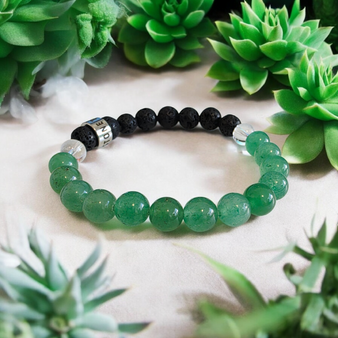 Green Aventurine is a quartz that settles the hearts turmoil. Green Aventurine's energetic field assists with recognising, accepting, processing and releasing any negative thoughts or negative emotions. Aventurine is known to bring overall well-being and emotional calm. Green Aventurine properties closely align with the personality traits of a Taurus It also aligns with the Heart Chakra. Set yourself up with our Sage Oil Roller with Green Aventurine chips. We also have Green Aventurine Tumble Stones and Green Aventurine Rings.