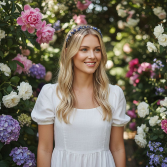 Lapis Lazuli Crystal Crown
