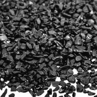 Black Tourmaline Chips 1000g 1kg Wholesale