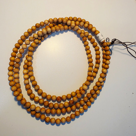 Cedarwood Mala Necklace NEW Australia