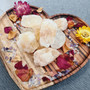 These chunks of Citrine are raw. This means they are not polished and may have inclusions of other minerals. All chunks vary in size.

Citrine is a stone of abundance. Energies that increase the attraction of wealth + success. Also boasting vital energies that assist vitality. Citrine is a pure stone of joy + happiness and if you are hoping to improve your focus during manifestation, Citrine is you new best friend. 

Citrine's energies algin with the Solar Plexus chakra - our creative life force chakra. 

Chakra: Solar Plexus

Zodiac: Leo

Approx: 42x29x20mm