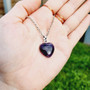 Amethyst Heart Necklace