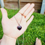 Amethyst Heart Necklace