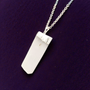 Selenite is a stone of peace + calm, giving the gift of clarity and focus for the mind. Selenite is also a stone of deep intuition, promoting connection and enhancing manifestations. It is known to elevate the spirit and cleanse your space and surrounding crystals. Selenite is one of a few select stones that does not require cleansing and clearing, in fact it provides these qualities to other crystals. It does not store negative energy in any way. You may use Selenite to assist with clearing any blocked energies within the self. Our Selenite necklace comes on a 60cm SIlver Plated chain that is lightweight and comfortable to wear, even for those with sensitive skin.