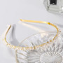 clear quartz tiara crown gold clear