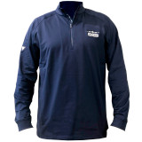 Atlantic Cigar Levelwear Calibre Navy Blue Logo Quarter Zip