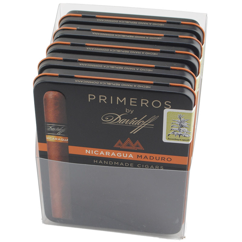新品未開封 タバコ ノベルティ トランプ 6個セット オハイオ製 ビンテージ Davidoff Primeros Nicaragua Maduro Tins | Atlantic Cigar Company