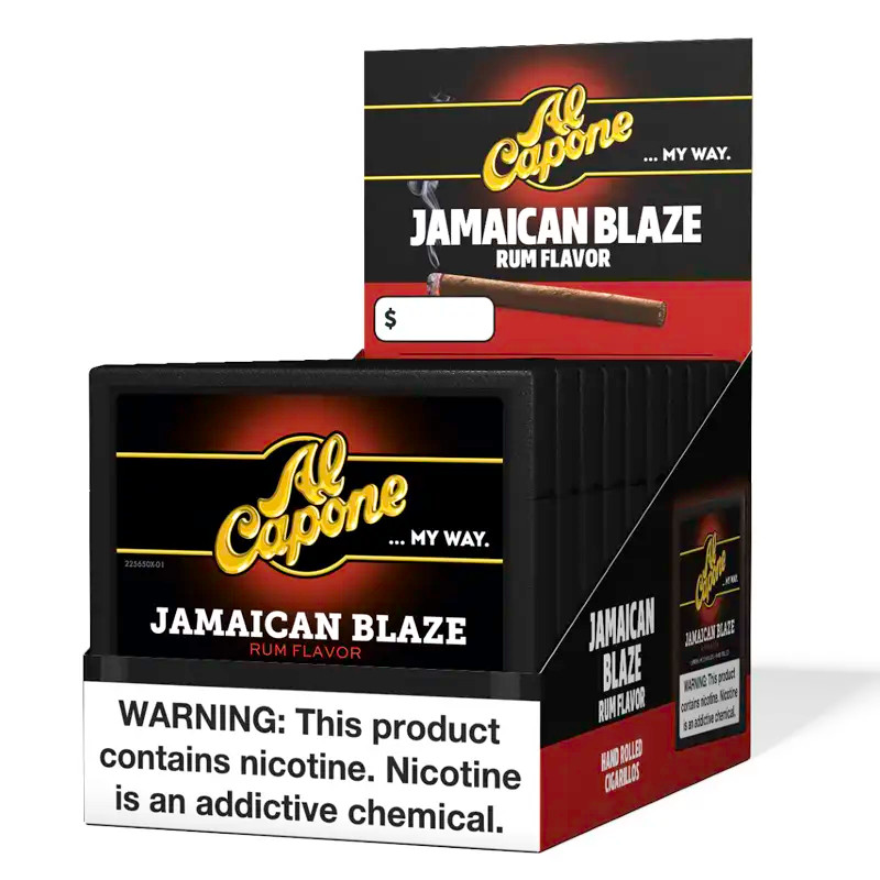 Al Capone Jamaican Blaze Rum Cigarillos Tins | Atlantic Cigar Co.