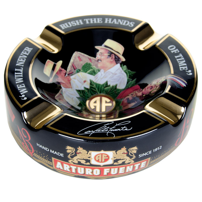 Arturo Fuente Hands of Time Ashtray Black | Atlantic Cigar Company