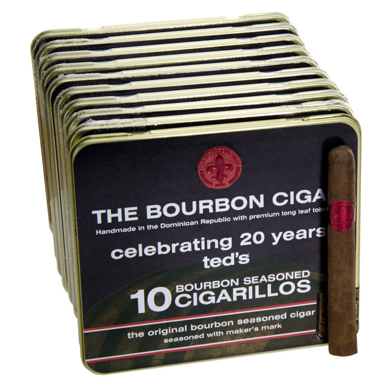bourbon flavored chewing tobacco The Bourbon Cigar by Ted's Cigarillo Tins 10/10
