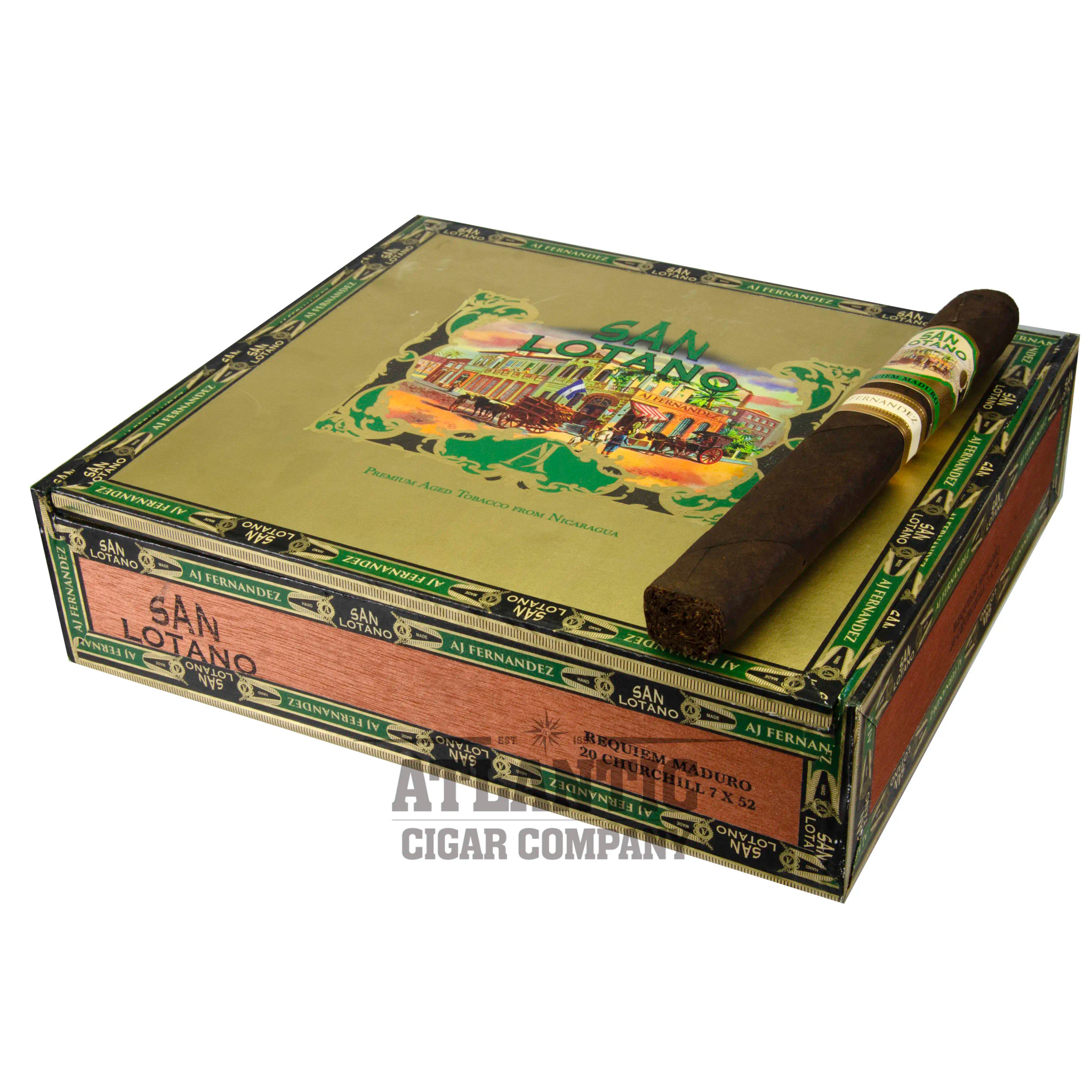 アオのハコ San Lotano Maduro Churchill Cigars | Atlantic Cigar Company