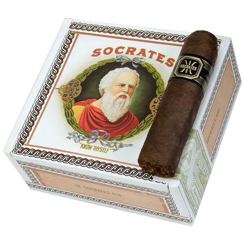 CIGARETTES リチャード・クライン Curivari Socrates 458 (4x58) Cigars | Atlantic Cigar Company