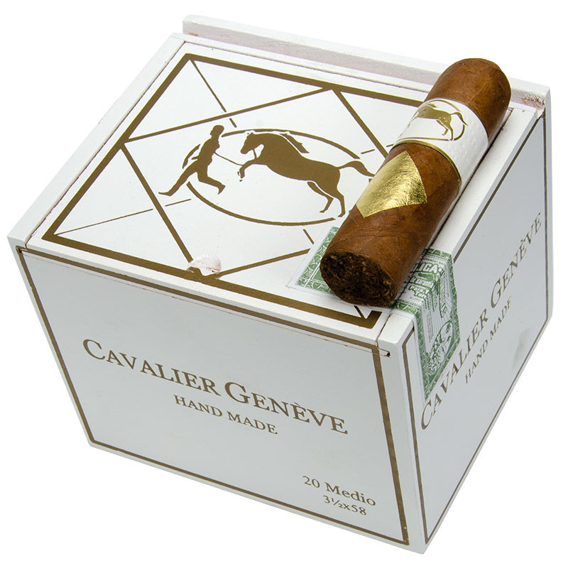 Cavalier Geneve White Series Medio (3-1/2x58) | Atlantic Cigar Company