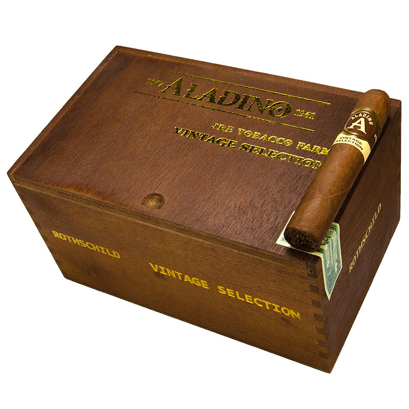 vin tobacco Aladino Habano Vintage Selection LE Rothschild (4-1/2x48) Cigars