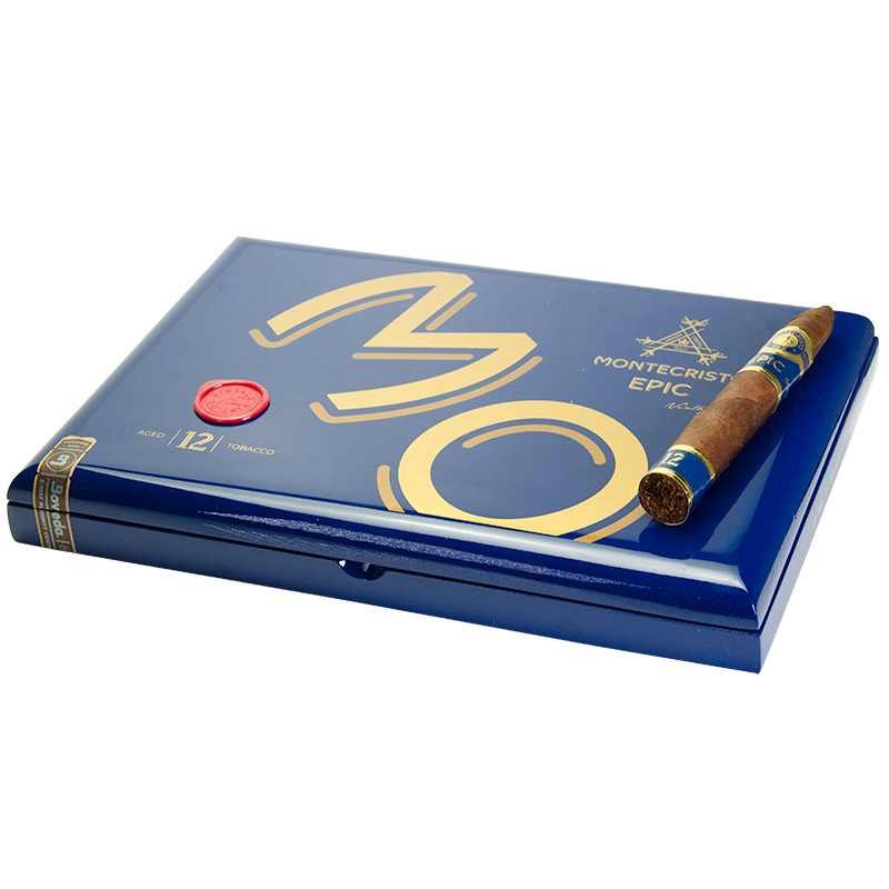 epic tobacco Montecristo Epic Vintage 12 Blue No. 2 Torpedo Cigars